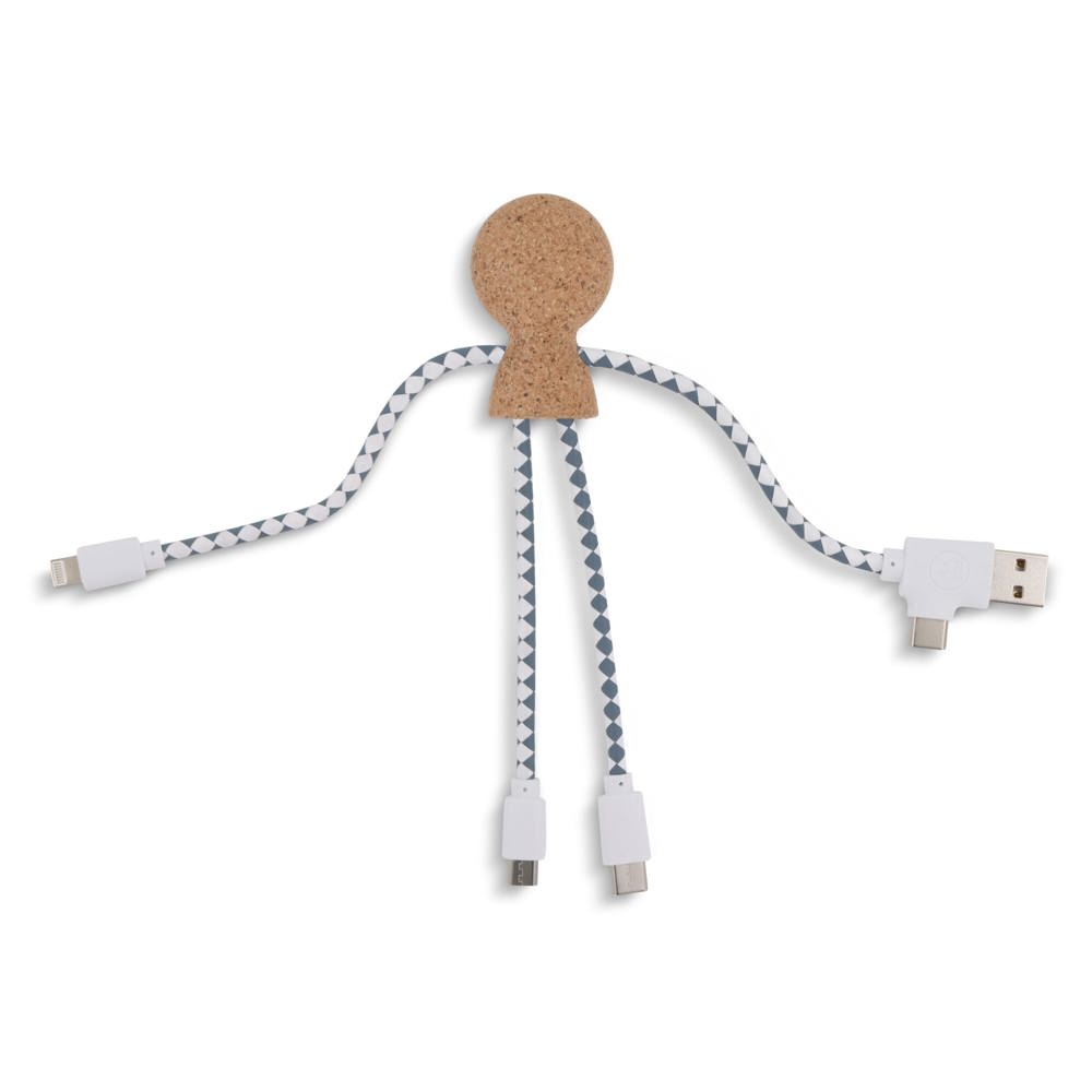 Xoopar Mr. Bio Cork Charging Cable