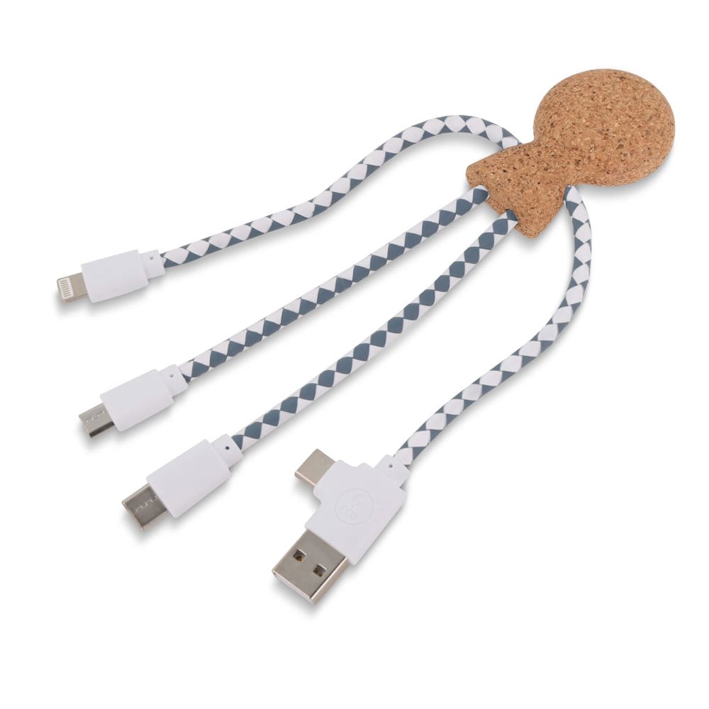 Xoopar Mr. Bio Cork Charging Cable